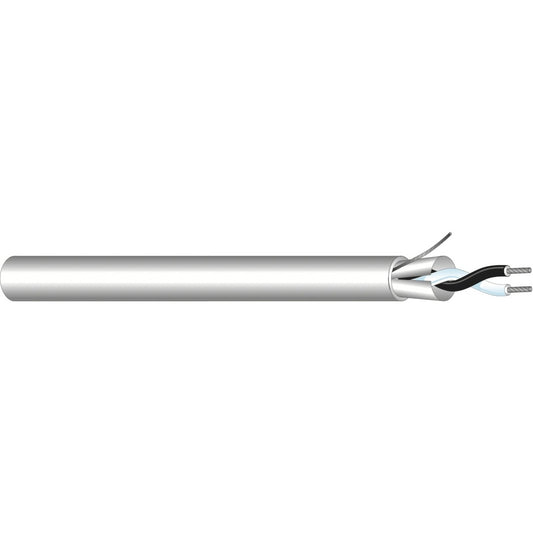 West Penn D25291GY1000 22 AWG Shielded Plenum Audio Cable