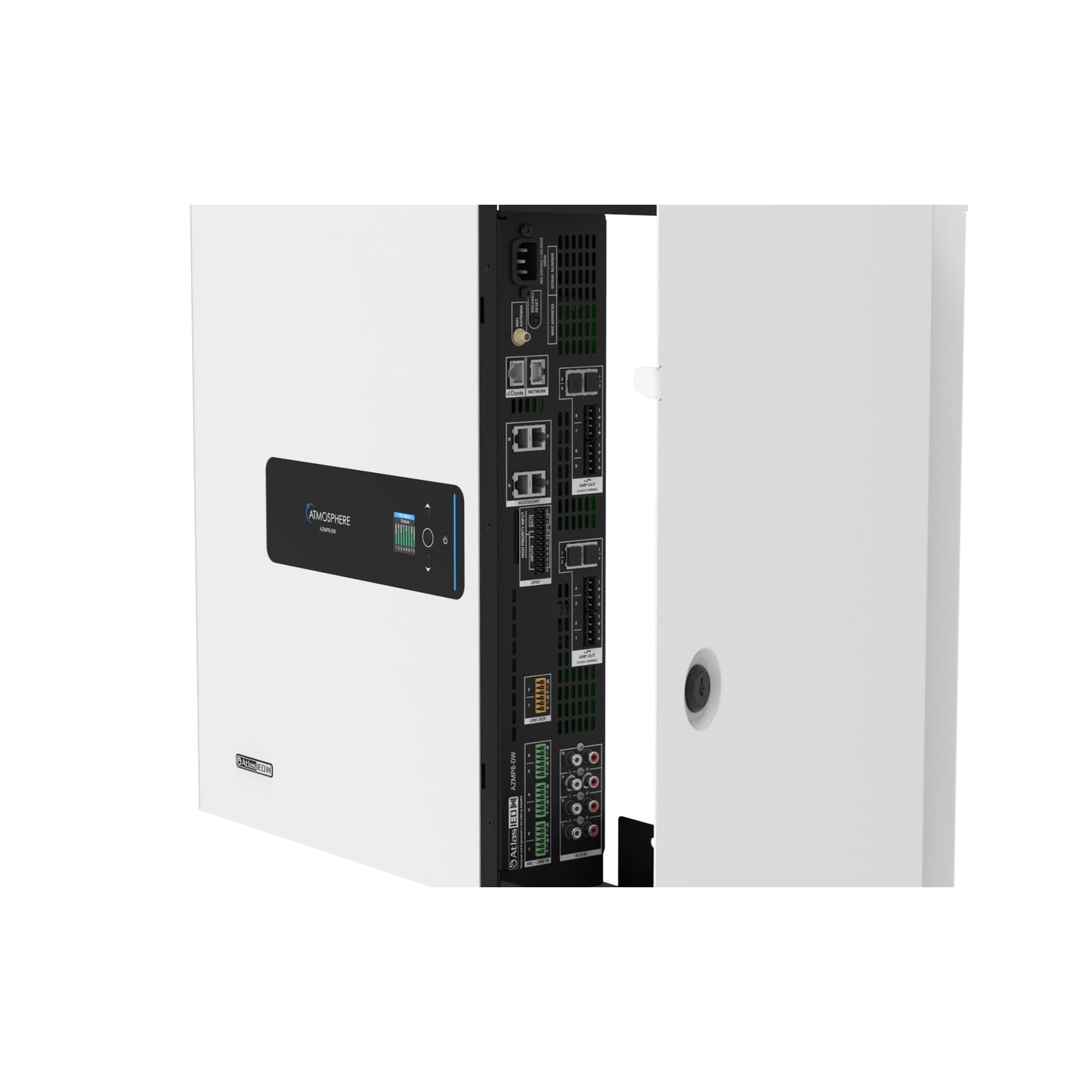 AtlasIED AZMP8-DW 8-Zone DSP Amplifier With Dante Wall Mount