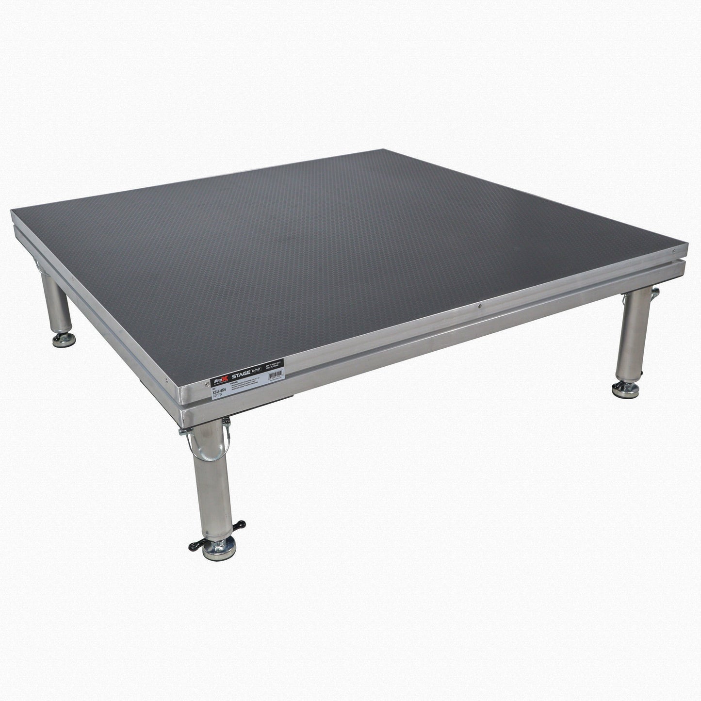 ProX XSU-4X4 Portable 4 ft x 4 ft Stage Deck With Legs