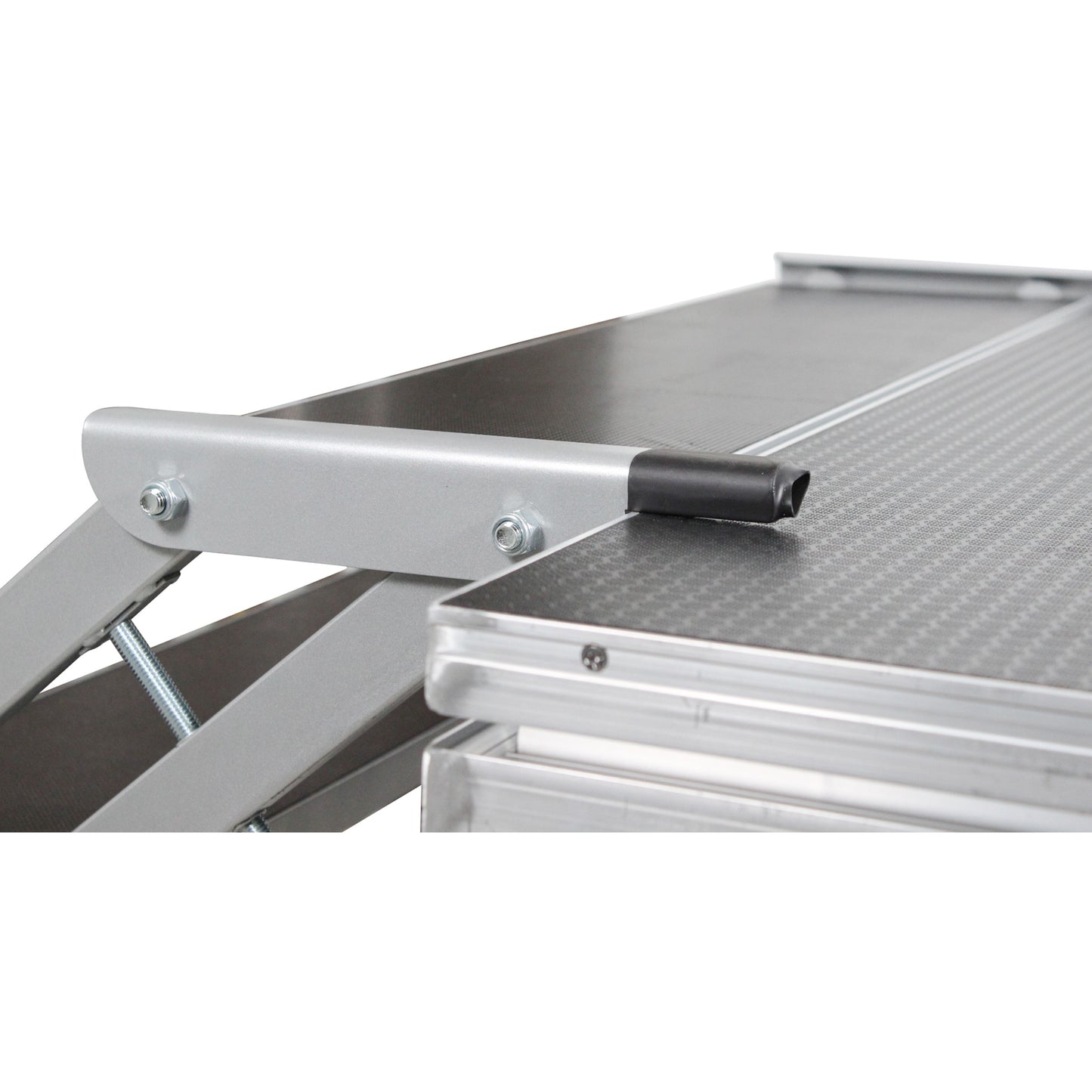 ProX StageQ Adjustable Stage Steps with Rail Heavy Duty Foldable | 2 Step