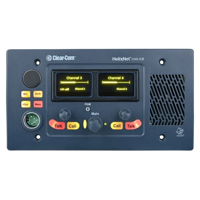 Clear-Com HXII-KB 4-Gang Flush-Mountable Speaker Station | X4