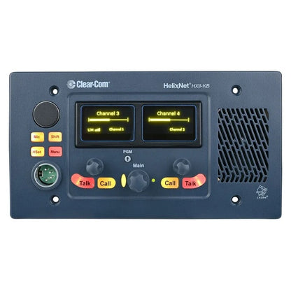 Clear-Com HXII-KB 4-Gang Flush-Mountable Speaker Station | X4