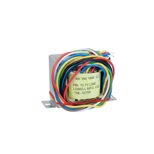 Lowell Line Matching Transformer For Constant-Voltage Audio | 70V | 16W