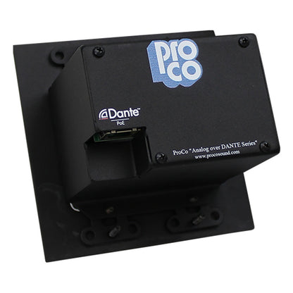 ProCo Sound AODDP Dante Wall Plates | 4 XLR Male