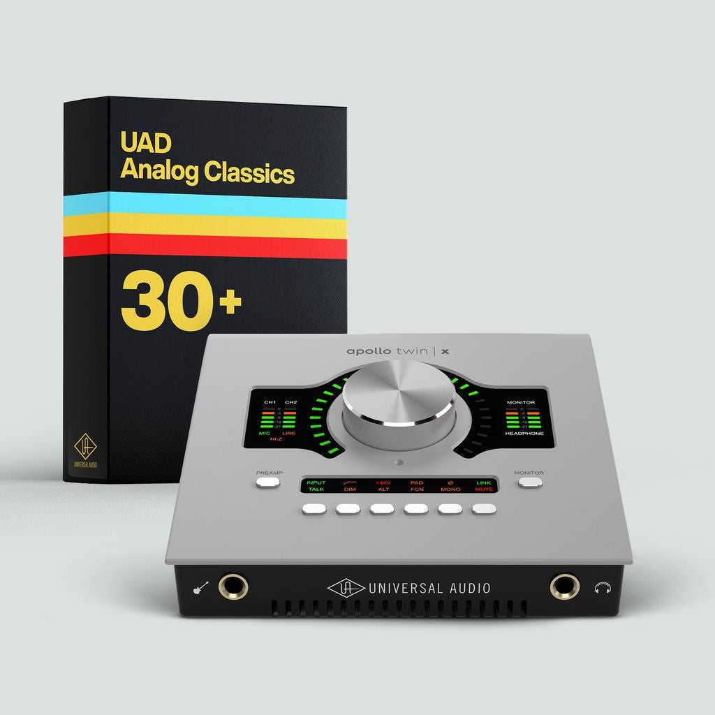 Universal Audio Apollo Twin X DUO Thunderbolt Audio Interface With Gen 2 Conversion | UAD Analog Classics