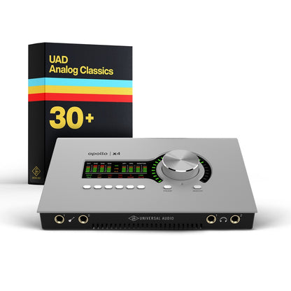 Universal Audio Apollo x4 Desktop Thunderbolt Audio Interface | UAD Analog Classics