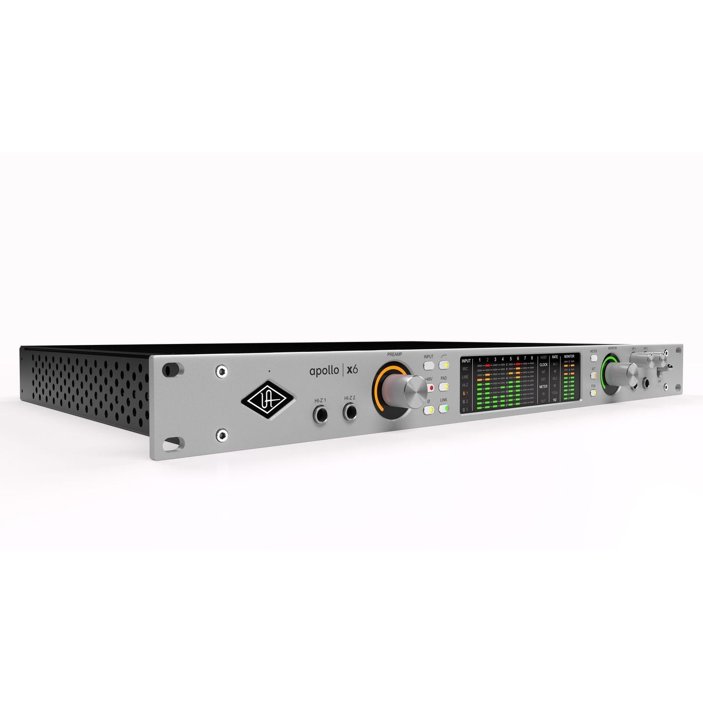 Universal Audio Apollo x6 Gen 2 Audio Interface 1U Rackmount Thunderbolt | UAD Analog Classics