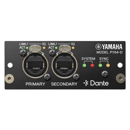 Yamaha PY64-D Dante Interface Cardc, front