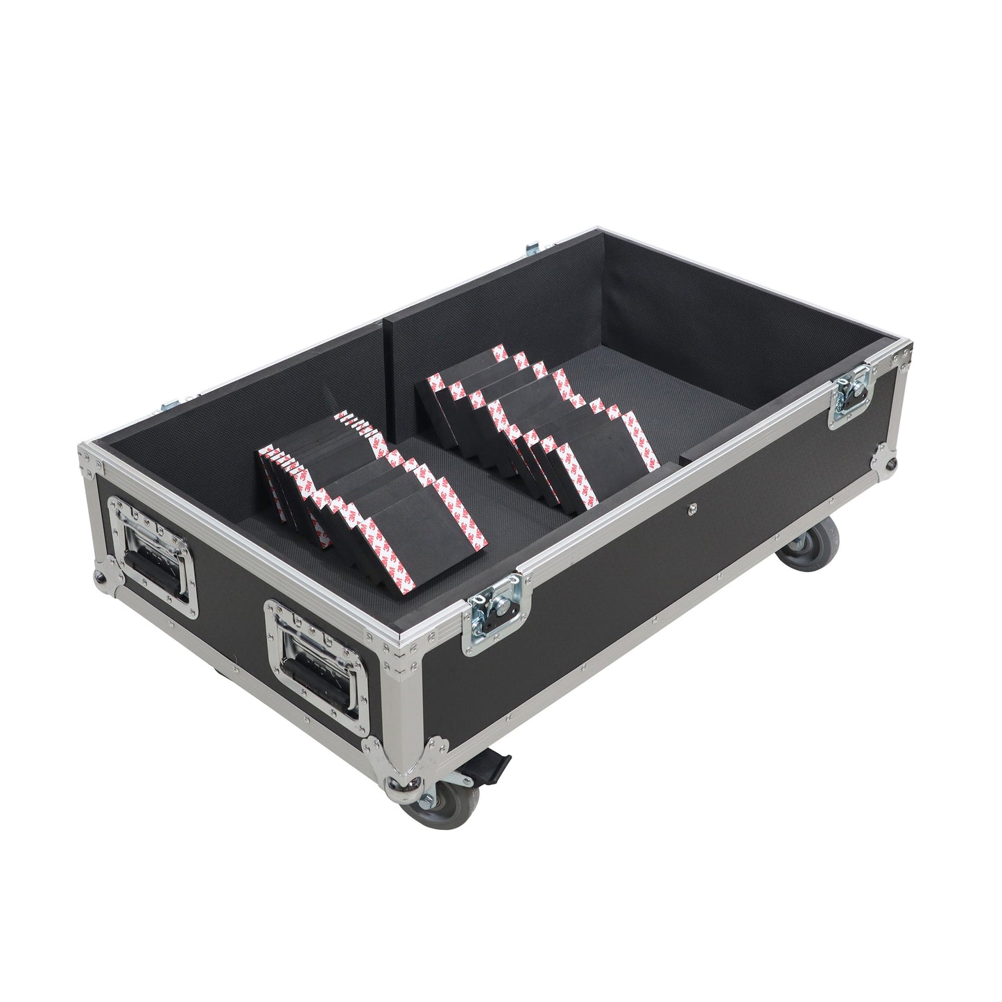 ProX XS-SP2X441917W Universal ATA Dual Speaker Flight Case With Casters