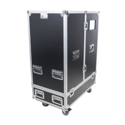 ProX XS-SP2X441917W Universal ATA Dual Speaker Flight Case With Casters
