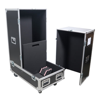 ProX XS-SP2X441917W Universal ATA Dual Speaker Flight Case With Casters