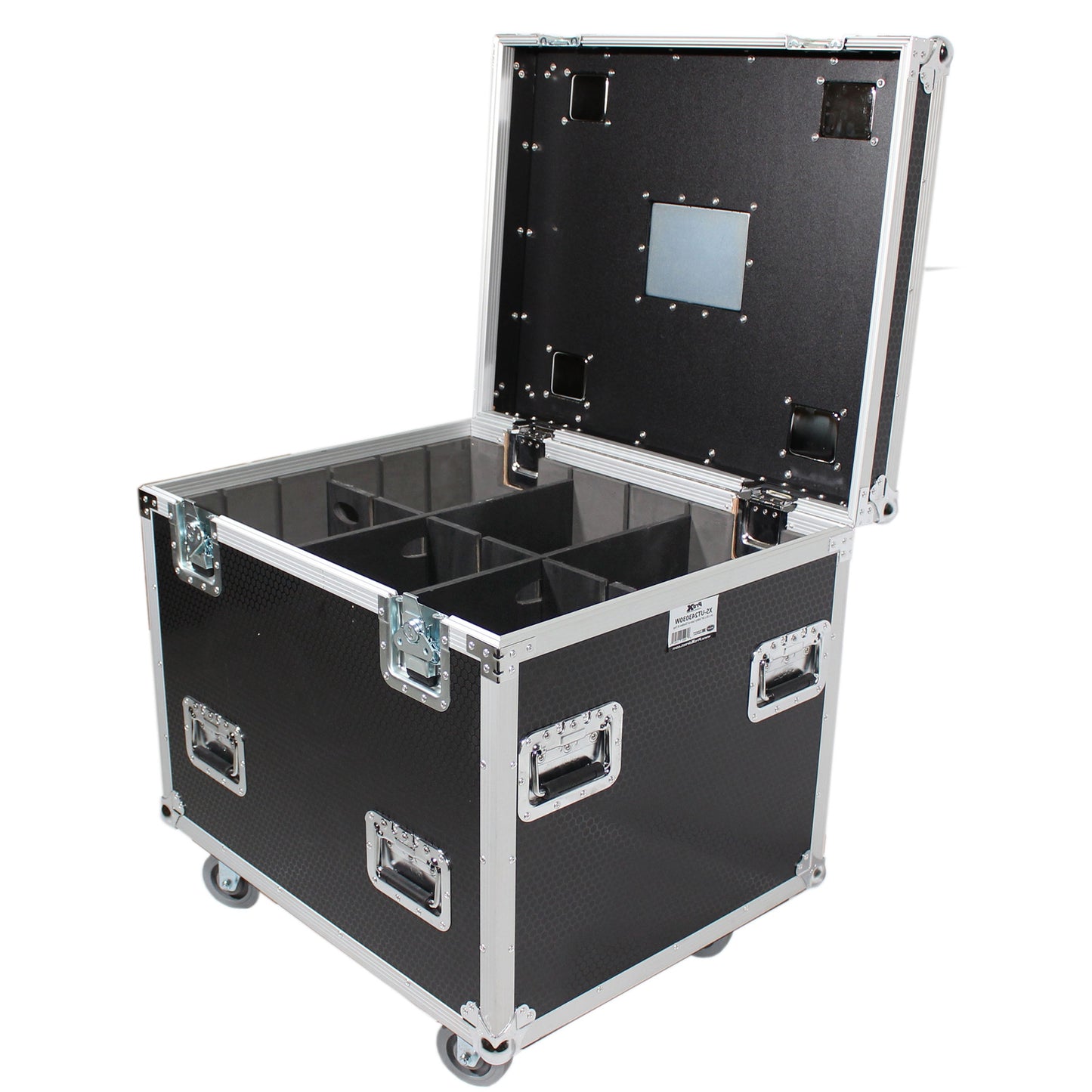 ProX TruckPax Utility Case ATA Road Case With Casters and Dividers | 24"x30"x30"