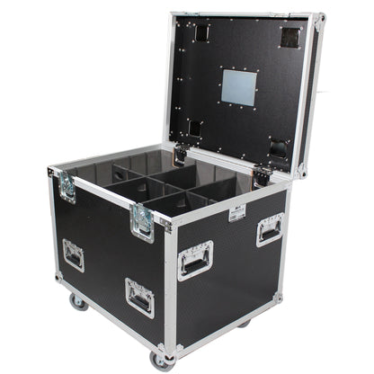 ProX TruckPax Utility Case ATA Road Case With Casters and Dividers | 24"x30"x30"
