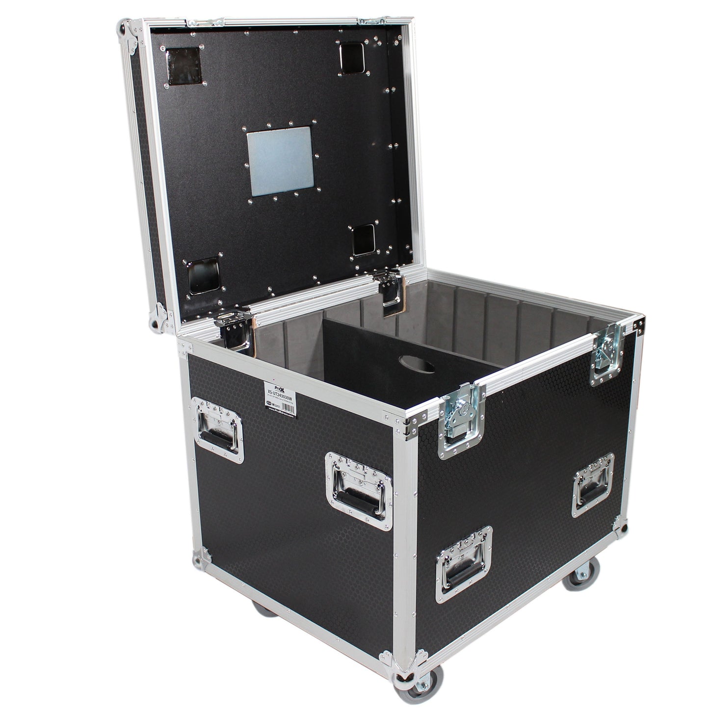 ProX TruckPax Utility Case ATA Road Case With Casters and Dividers | 24"x30"x30"