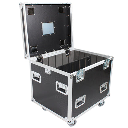ProX TruckPax Utility Case ATA Road Case With Casters and Dividers | 24"x30"x30"