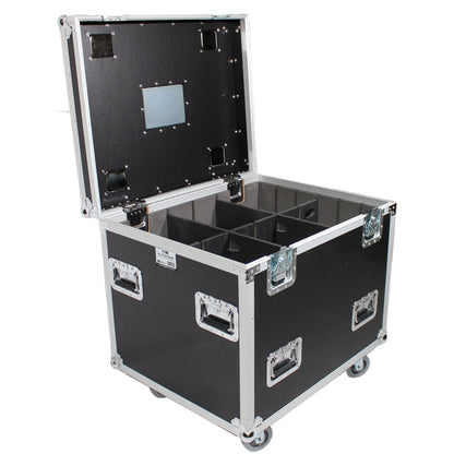 ProX TruckPax Utility Case ATA Road Case With Casters and Dividers | 24"x30"x30"