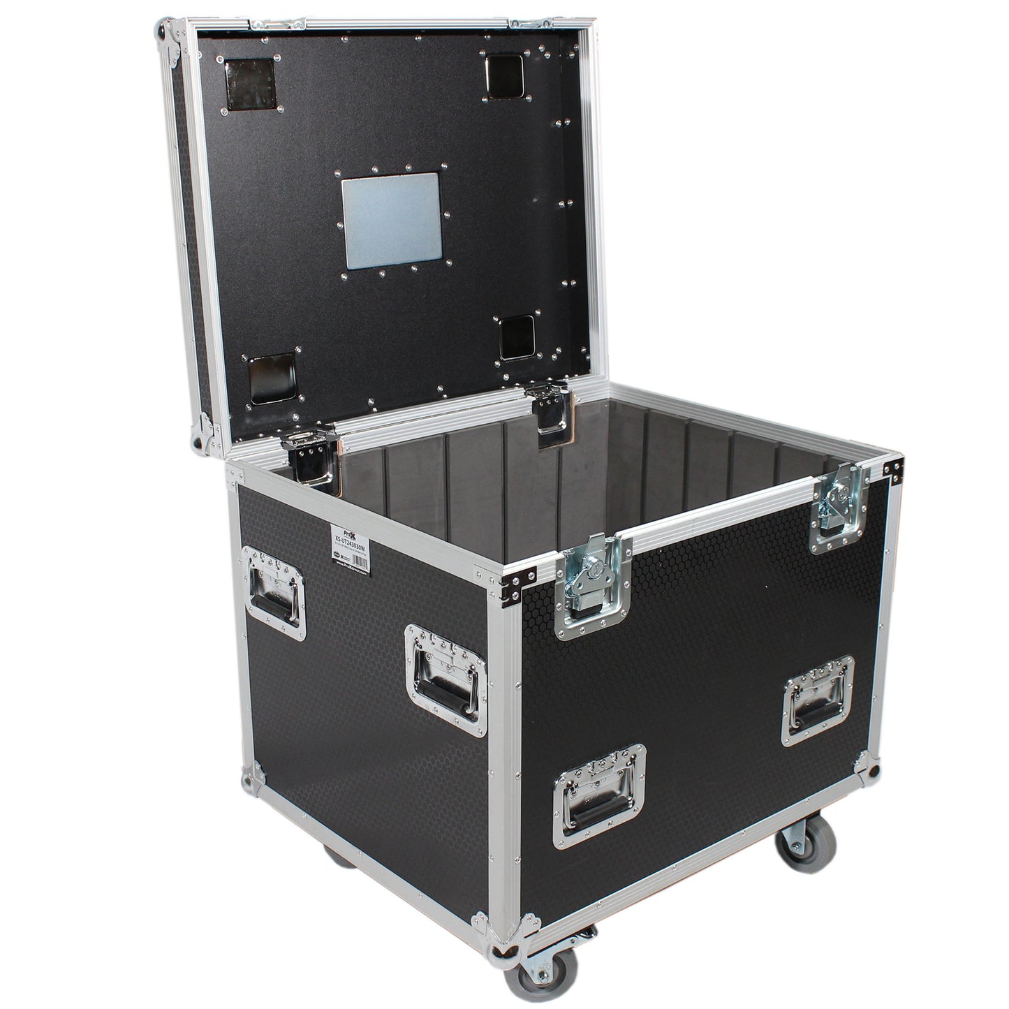 ProX TruckPax Utility Case ATA Road Case With Casters and Dividers | 24"x30"x30"