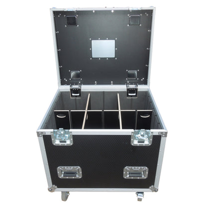 ProX TruckPax Utility Case ATA Road Case With Casters and Dividers | 24"x30"x30"