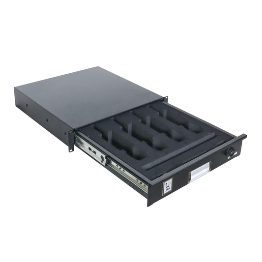 ProX T-2RD-18-WMF 2U Rack Mount Drawer With Foam for 4 Microphones