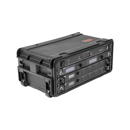 SKB 3i-4U11-W 4U Injection Molded Portable Rack With Wheels