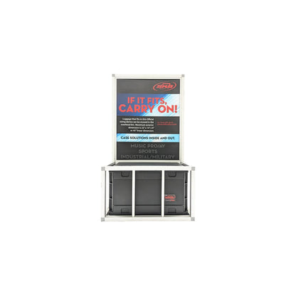 SKB 3i-4U11-W 4U Injection Molded Portable Rack With Wheels