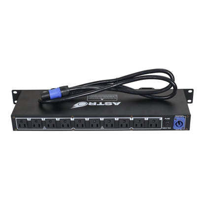 ProX X-PC10ASTRO 10-Way Rear Panel Rack Power Distribution Center