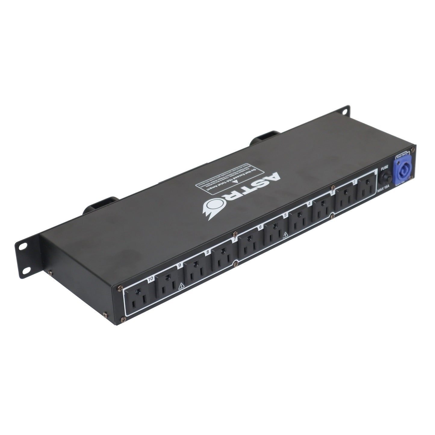 ProX X-PC10ASTRO 10-Way Rear Panel Rack Power Distribution Center