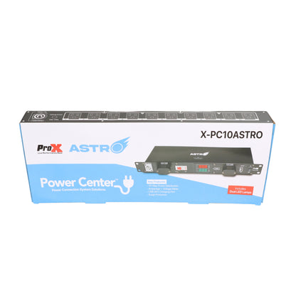 ProX X-PC10ASTRO 10-Way Rear Panel Rack Power Distribution Center
