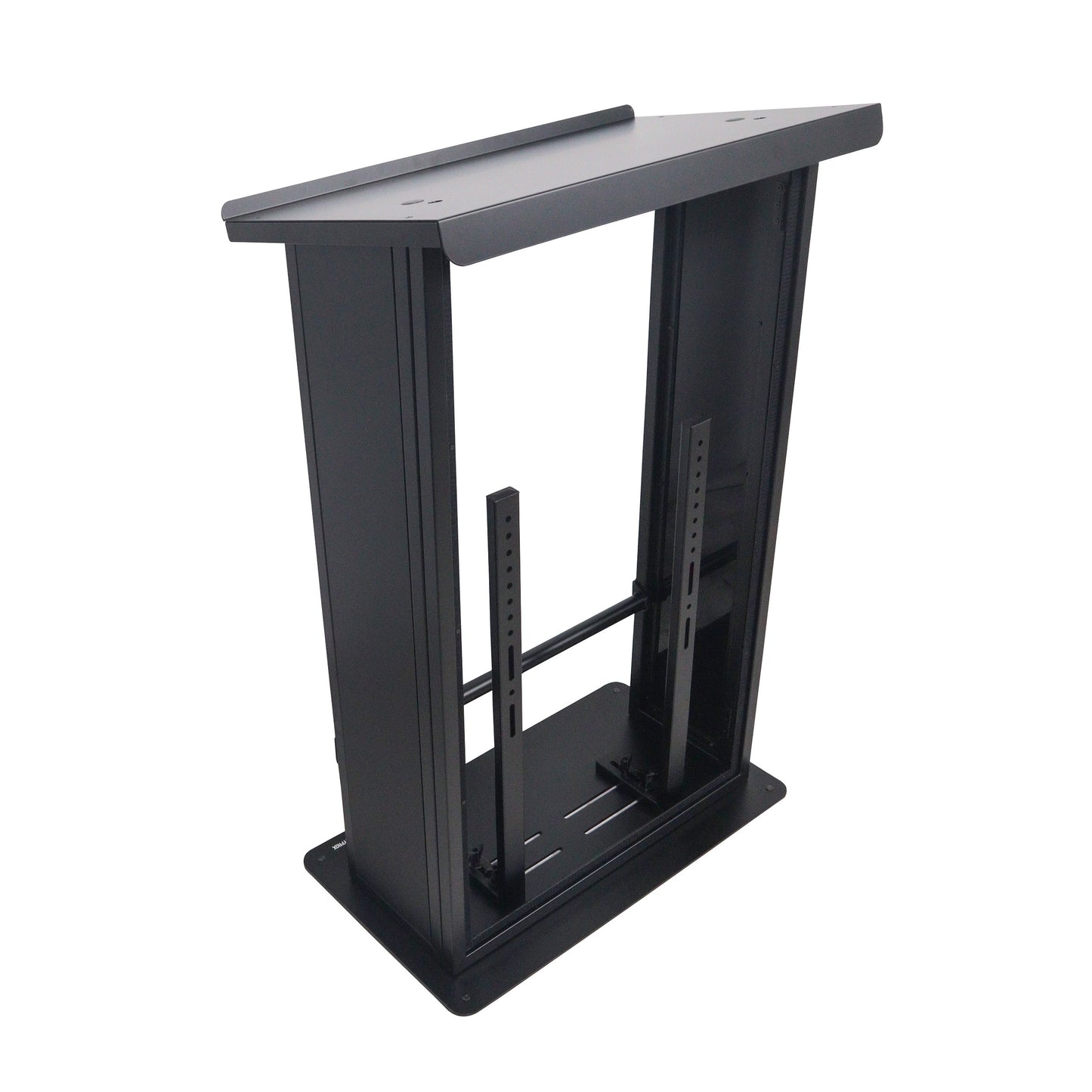 ProX X-MAESTROMEDIABL Maestro Media Lectern With TV Mount and Mic Stands