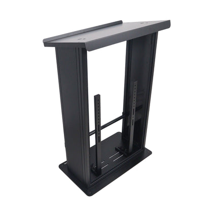 ProX X-MAESTROMEDIABL Maestro Media Lectern With TV Mount and Mic Stands