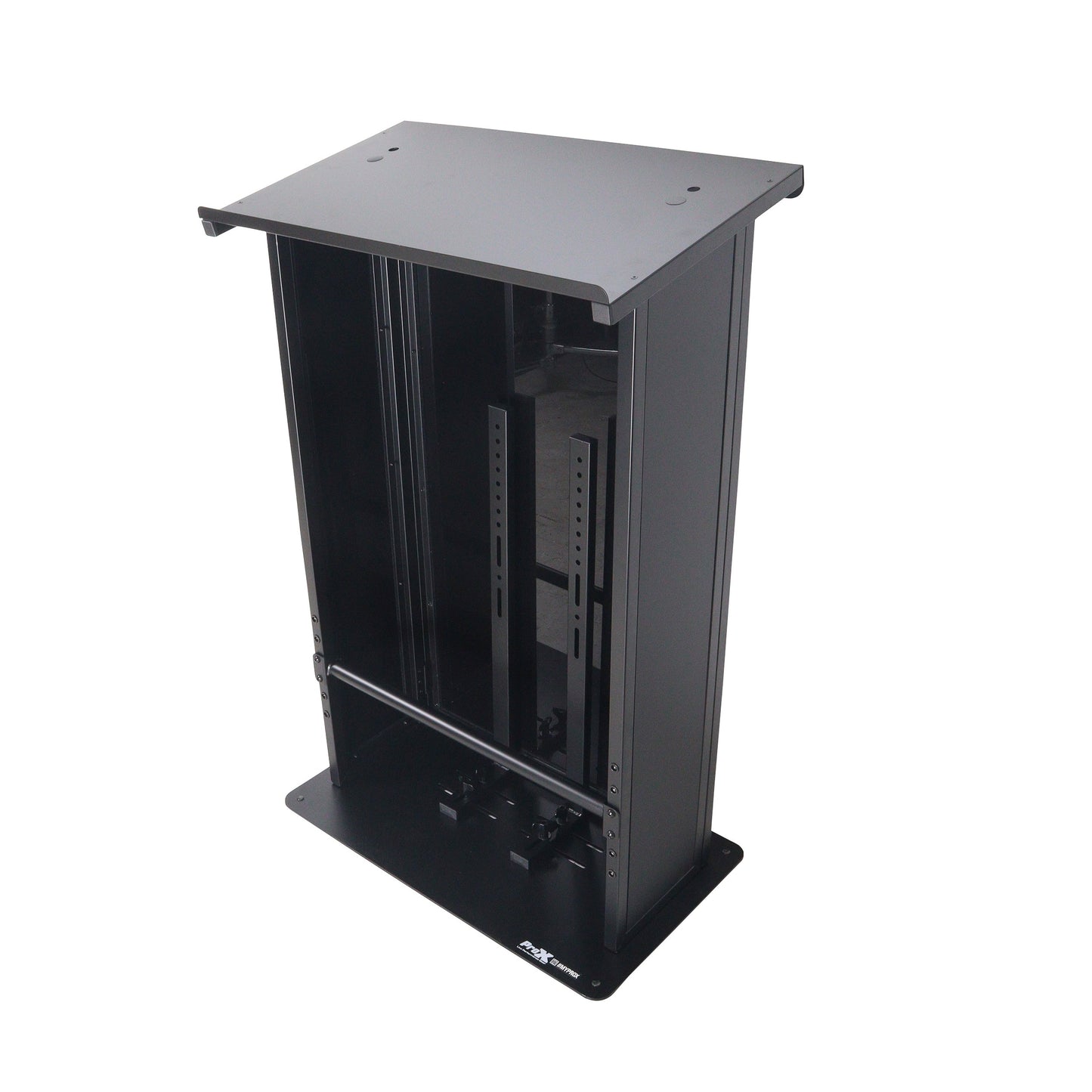 ProX X-MAESTROMEDIABL Maestro Media Lectern With TV Mount and Mic Stands