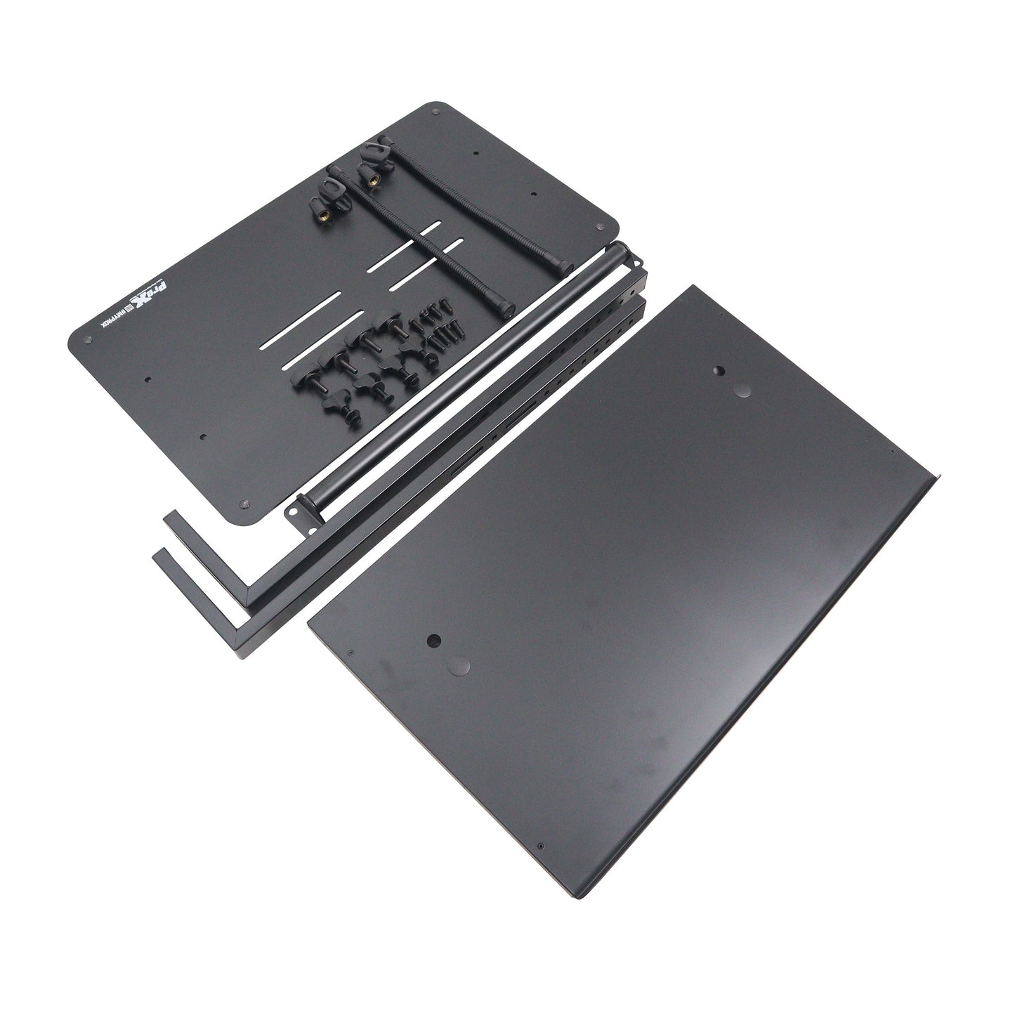 ProX X-MAESTROMEDIABL Maestro Media Lectern With TV Mount and Mic Stands