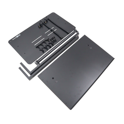 ProX X-MAESTROMEDIABL Maestro Media Lectern With TV Mount and Mic Stands