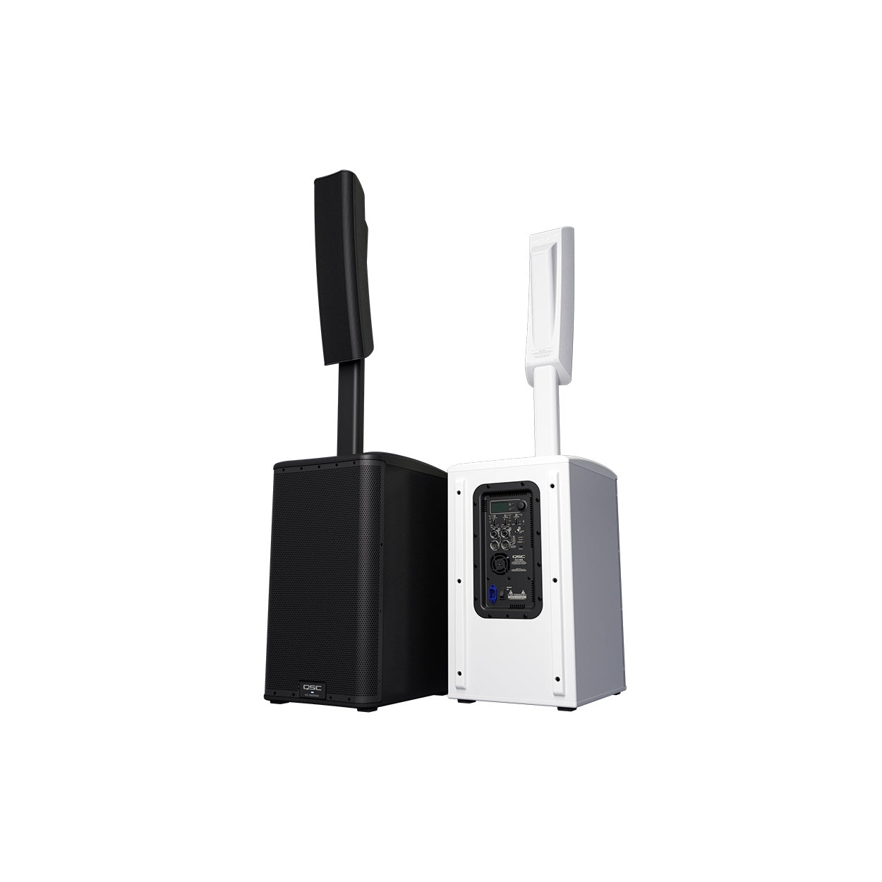 QSC KC12T 145° Dual 4-inch Column System Loudspeaker | White