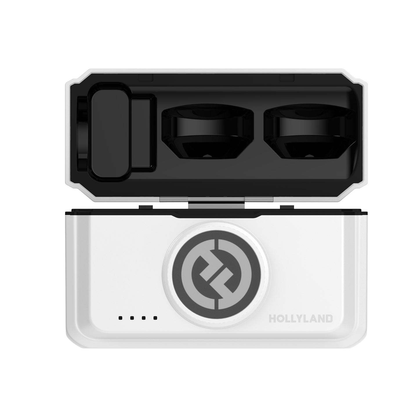 Hollyland LARK M2 Combo Dual-Channel Wireless Mic System | Ivory White