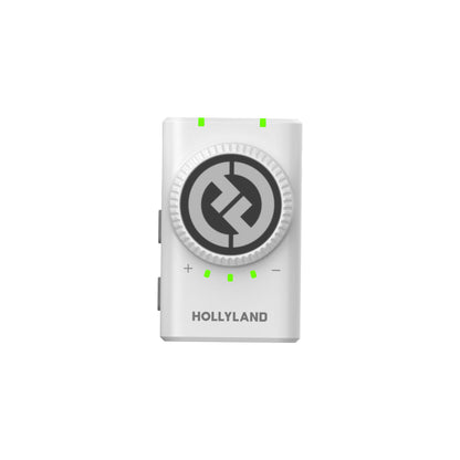 Hollyland LARK M2 Combo Dual-Channel Wireless Mic System | Ivory White