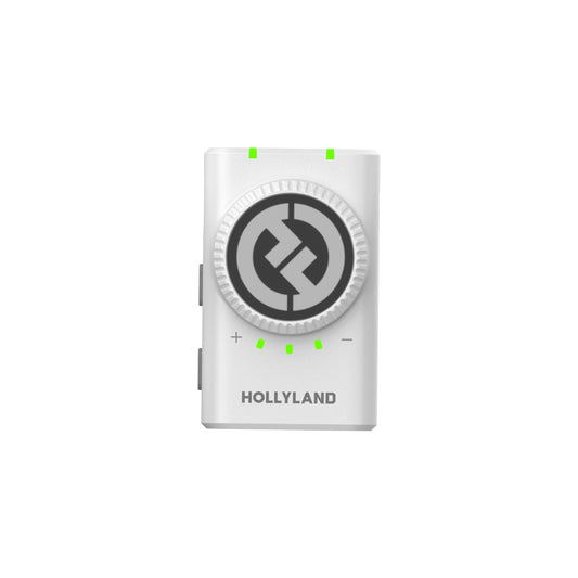 Hollyland LARK M2 Combo Dual-Channel Wireless Mic System | Ivory White