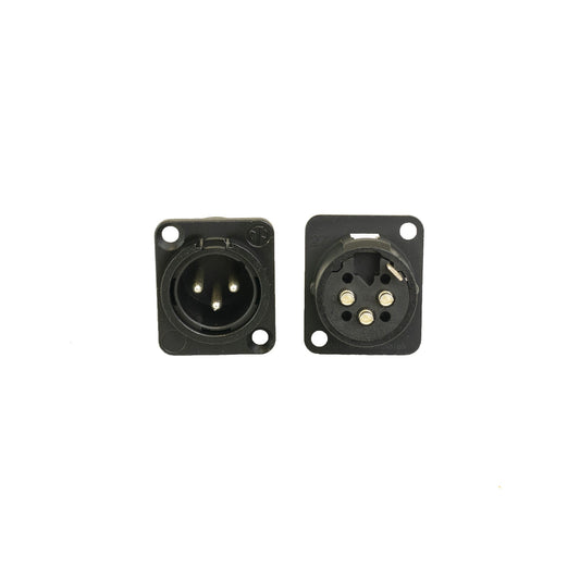 Ace Backstage C-15103 Locking Male XLR Panel Receptacle