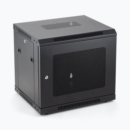 On-Stage Wall Mount Knock Down Rack Steel Enclosed Cabinet | 9U