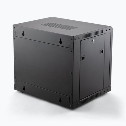 On-Stage Wall Mount Knock Down Rack Steel Enclosed Cabinet | 9U