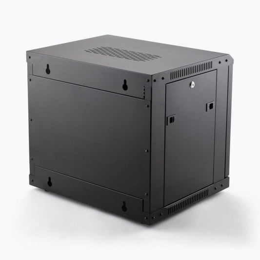 On-Stage Wall Mount Knock Down Rack Steel Enclosed Cabinet | 9U