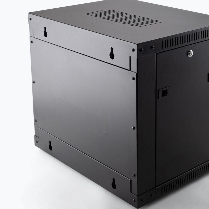 On-Stage Wall Mount Knock Down Rack Steel Enclosed Cabinet | 9U