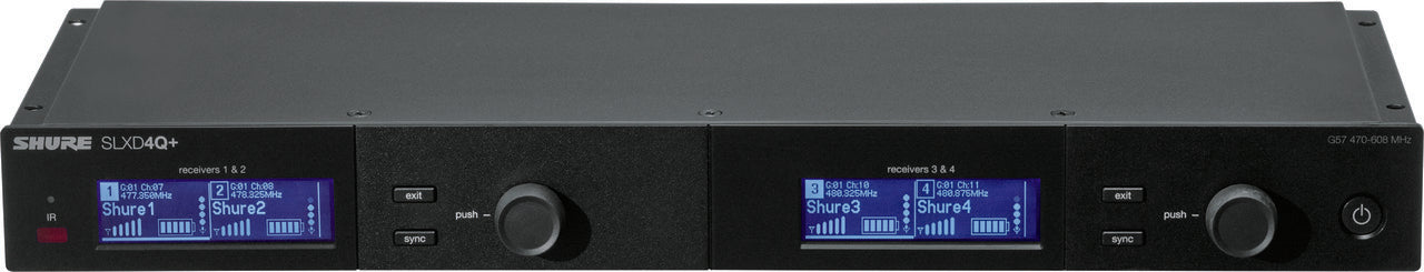Shure SLXD4Q+ Wireless Receiver