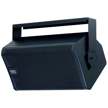 QSC E110YM Powder Coated Steel Speaker Yoke Mount top left angle