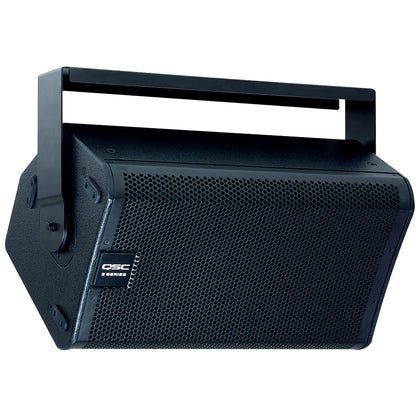 QSC E110YM Powder Coated Steel Speaker Yoke Mount top right angle