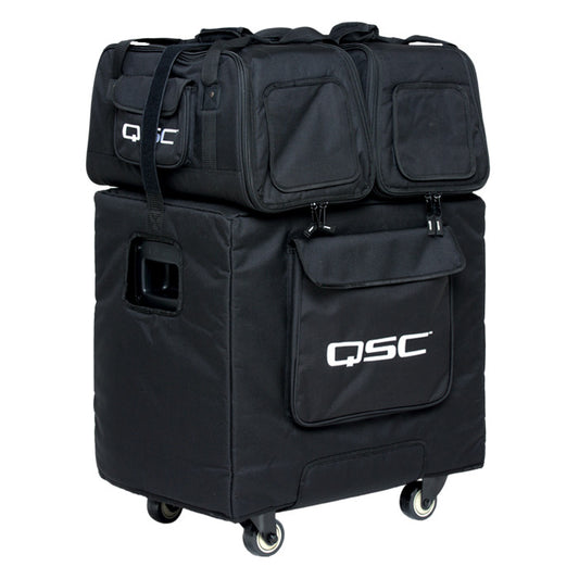 QSC KS112-CVR Padded Soft Cover for KS112 stacked
