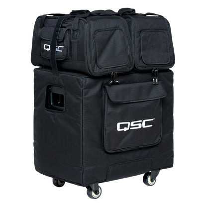 QSC KS112-CVR Padded Soft Cover for KS112 stacked