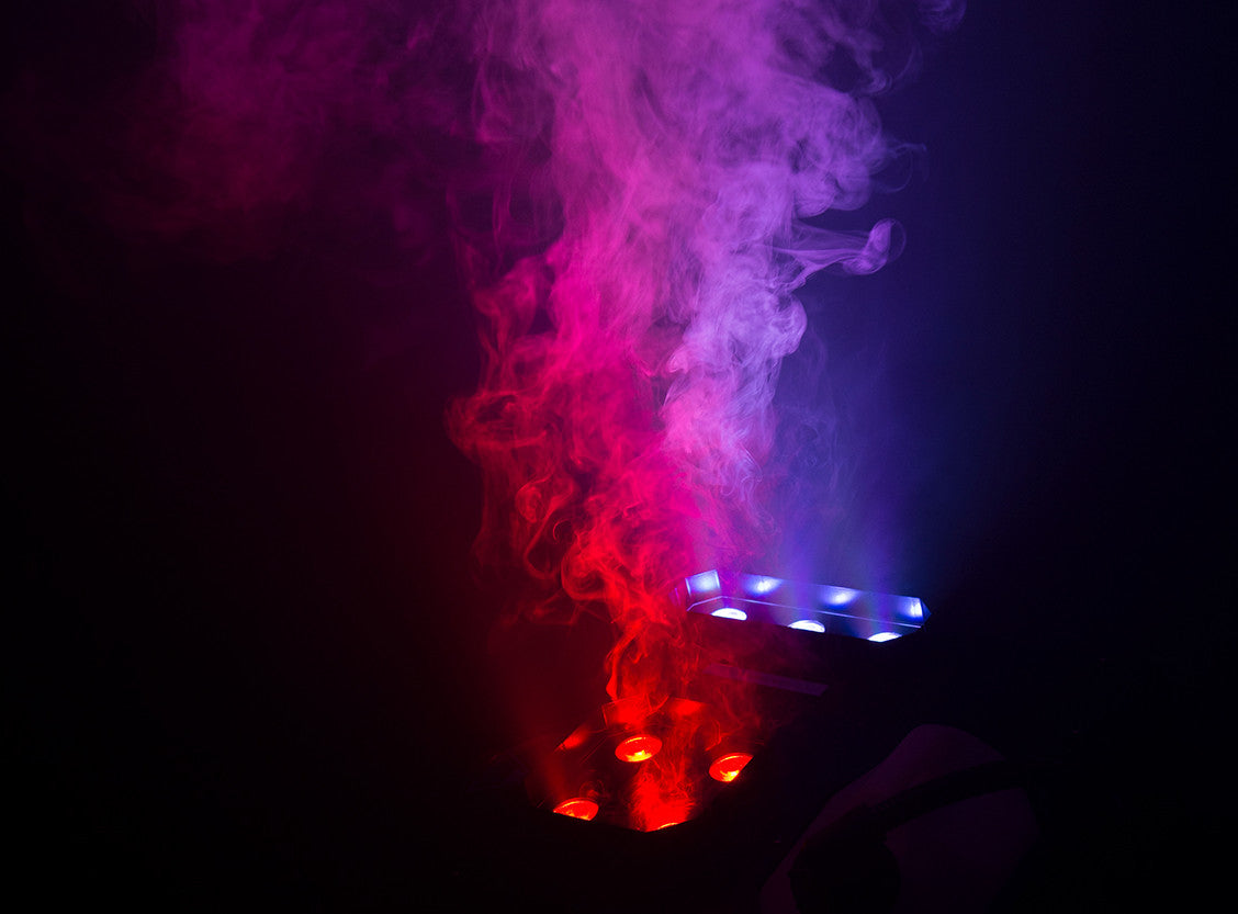 Chauvet DJ Geyser P7 Fog Machine, smoky fog, two colors