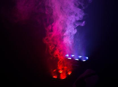 Chauvet DJ Geyser P7 Fog Machine, smoky fog, two colors