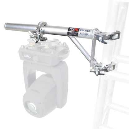 ProX Truss Arm Extension Pole with Dual Clamps For Stage Lighting | 24 in